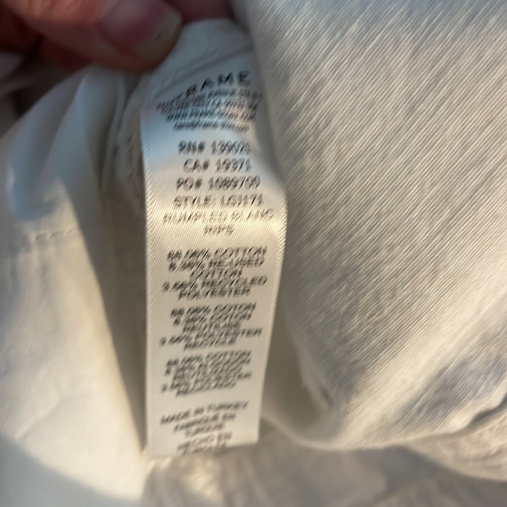 Frame Le Garcon Mid-Rise White Boyfriend Jeans Size 33 (US-14) NWT - Picture 12 of 12